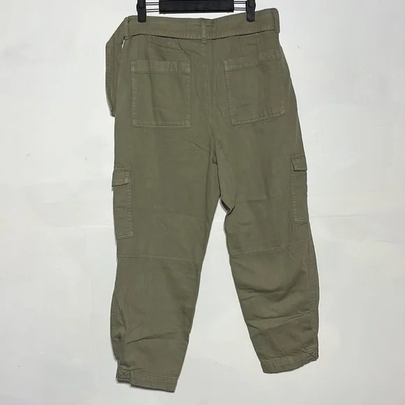 Banana Republic Utility High Rise Cargo Pants Surplus Green Size 10 - Picture 9 of 14